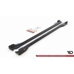 Maxton - Rajouts Des Bas De Caisse Ford Escape Mk3 Noir Brillant