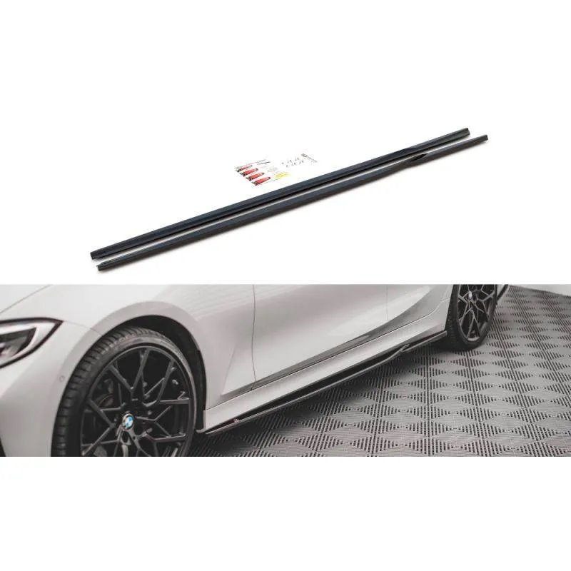 Maxton - Rajouts Des Bas De Caisse BMW 3 G20 / G21 Noir Brillant