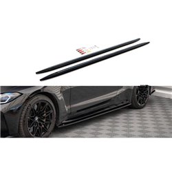 Maxton - Rajouts Des Bas De Caisse V.2 BMW M4 G82 / G82 Facelift Noir Brillant