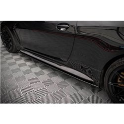 Maxton - Rajouts Des Bas De Caisse V.2 BMW M4 G82 / G82 Facelift Noir Brillant