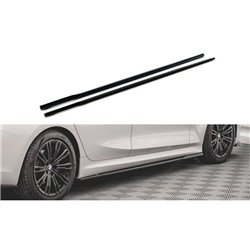 Maxton - Rajouts Des Bas De Caisse V.2 BMW 3 G20 / G21 M-Pack Noir Brillant