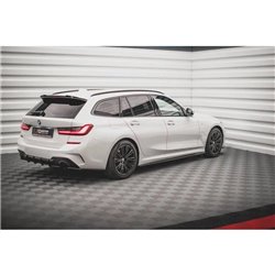 Maxton - Rajouts Des Bas De Caisse V.2 BMW 3 G20 / G21 M-Pack Noir Brillant