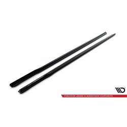 Maxton - Rajouts Des Bas De Caisse V.2 BMW 3 G20 / G21 M-Pack Noir Brillant