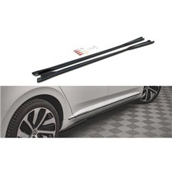 Maxton - Rajouts Des Bas De Caisse Volkswagen Arteon R/ R-Line Sedan / Shooting Brake Mk1 Facelift Noir Brillant