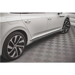 Maxton - Rajouts Des Bas De Caisse Volkswagen Arteon R/ R-Line Sedan / Shooting Brake Mk1 Facelift Noir Brillant