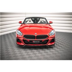 Maxton - Lame Du Pare-Chocs Avant V.1 BMW Z4 M40i / M-Pack G29 Noir Brillant