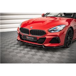 Maxton - Lame Du Pare-Chocs Avant V.1 BMW Z4 M40i / M-Pack G29 Noir Brillant