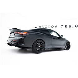 Maxton - Rajouts Des Bas De Caisse V.2 BMW 4 M-Pack / M440i G22 / G23 / G22 Facelift / G23 Facelift Noir Brillant