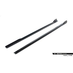 Maxton - Rajouts Des Bas De Caisse V.2 BMW 4 M-Pack / M440i G22 / G23 / G22 Facelift / G23 Facelift Noir Brillant