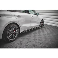 Maxton - Rajouts Des Bas De Caisse V.1 Audi S3 / A3 S-Line 8Y Noir Brillant