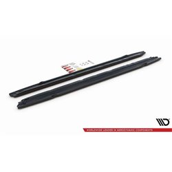 Maxton - Rajouts Des Bas De Caisse V.1 Audi S3 / A3 S-Line 8Y Noir Brillant