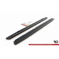 Maxton - Rajouts Des Bas De Caisse V.1 Audi S3 / A3 S-Line 8Y Noir Brillant
