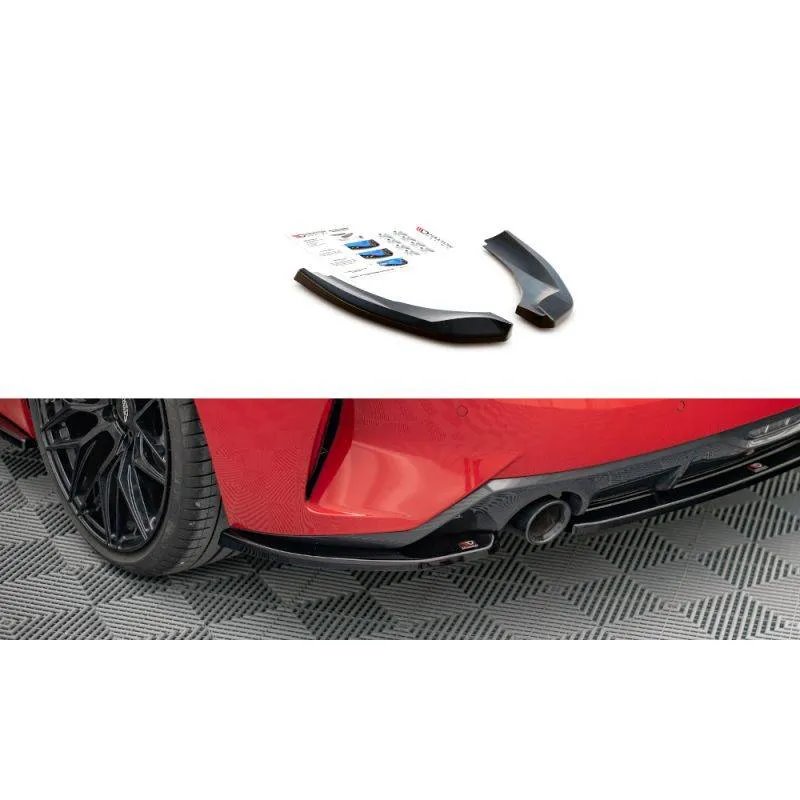 Maxton - Lames De Pare-Chocs Arrière Latérales BMW Z4 M-Pack G29 Noir Brillant