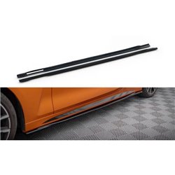 Maxton - Rajouts Des Bas De Caisse V.3 BMW 4 M-Pack / M440i G22 / G23 / G22 Facelift / G23 Facelift Noir Brillant