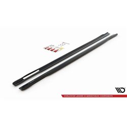 Maxton - Rajouts Des Bas De Caisse V.3 BMW 4 M-Pack / M440i G22 / G23 / G22 Facelift / G23 Facelift Noir Brillant