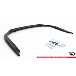 Maxton - Arriere Lame (avec une barre verticale) Toyota Avensis Wagon Mk3 Facelift Noir Brillant