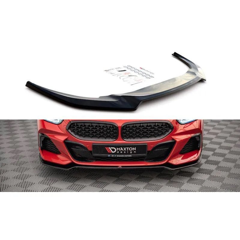 Maxton - Lame Du Pare-Chocs Avant V.2 BMW Z4 M40i / M-Pack G29 Noir Brillant