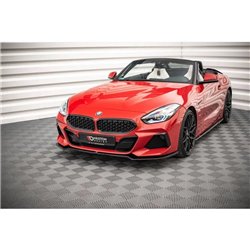 Maxton - Lame Du Pare-Chocs Avant V.2 BMW Z4 M40i / M-Pack G29 Noir Brillant