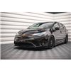 Maxton - Lame Du Pare-Chocs Avant V.2 Toyota Avensis Mk3 Facelift Noir Brillant