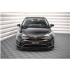 Maxton - Lame Du Pare-Chocs Avant V.2 Toyota Avensis Mk3 Facelift Noir Brillant