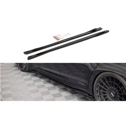 Maxton - Rajouts Des Bas De Caisse Toyota Avensis Mk3 Facelift Noir Brillant