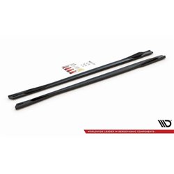 Maxton - Rajouts Des Bas De Caisse Toyota Avensis Mk3 Facelift Noir Brillant