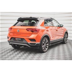 Maxton - Diffuseur Arrière Complet Volkswagen T-Roc Mk1 Noir Brillant