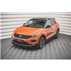 Maxton - Lame Du Pare-Chocs Avant V.1 Volkswagen T-Roc Mk1 Noir Brillant