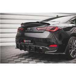 Maxton - Street Pro Central Diffuseur Arriere Infiniti Q60 S Mk2 Rouge
