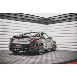 Maxton - Street Pro Central Diffuseur Arriere Infiniti Q60 S Mk2 Rouge