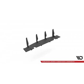 Maxton - Street Pro Central Diffuseur Arriere Infiniti Q60 S Mk2 Noir-Rouge