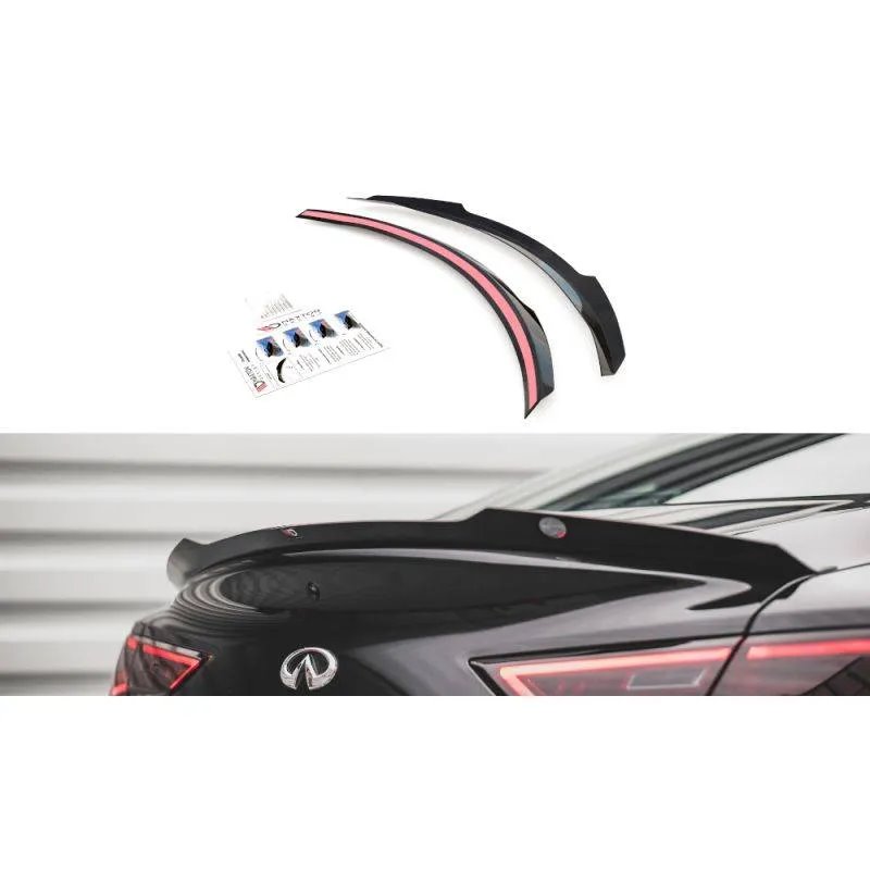 Maxton - Spoiler Cap Infiniti Q60 S Mk2 Noir Brillant