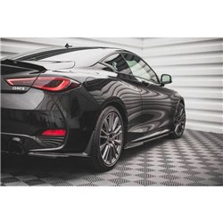 Maxton - Rajouts Des Bas De Caisse Infiniti Q60 S Mk2 Noir Brillant