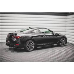 Maxton - Rajouts Des Bas De Caisse Infiniti Q60 S Mk2 Noir Brillant