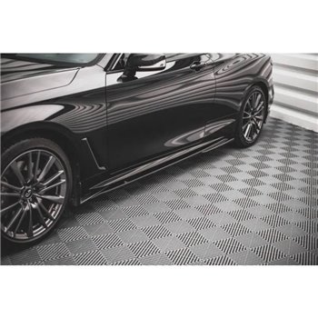 Maxton - Rajouts Des Bas De Caisse Infiniti Q60 S Mk2 Noir Brillant
