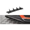 Maxton - Street Pro Central Diffuseur Arriere Volkswagen T-Roc Mk1 Rouge