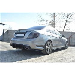 Maxton - DIFFUSEUR ARRIERE v.1 Mercedes C W204 AMG-Line (FACELIFT) 