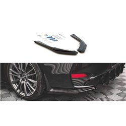 Maxton - Lames De Pare-Chocs Arrière Latérales Infiniti Q60 S Mk2 Noir Brillant