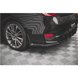 Maxton - Lames De Pare-Chocs Arrière Latérales Infiniti Q60 S Mk2 Noir Brillant