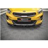 Maxton - Lame Du Pare-Chocs Avant Kia XCeed Mk1 Noir Brillant