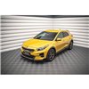 Maxton - Lame Du Pare-Chocs Avant Kia XCeed Mk1 Noir Brillant