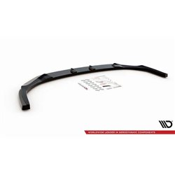 Maxton - Lame Du Pare-Chocs Avant Kia XCeed Mk1 Noir Brillant
