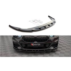 Maxton - Lame Du Pare-Chocs Avant V.1 BMW 2 Gran Coupe M-Pack / M235i F44 Noir Brillant