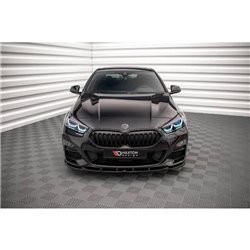 Maxton - Lame Du Pare-Chocs Avant V.1 BMW 2 Gran Coupe M-Pack / M235i F44 Noir Brillant