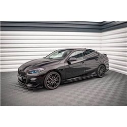 Maxton - Rajouts Des Bas De Caisse V.2 BMW 2 Gran Coupe M-Pack / M235i F44 Noir Brillant