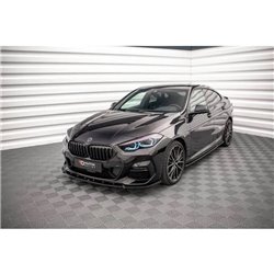 Maxton - Lame Du Pare-Chocs Avant V.2 BMW 2 Gran Coupe M-Pack / M235i F44 Noir Brillant