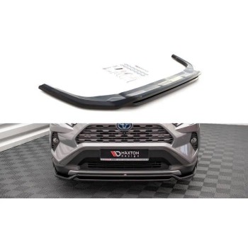 Maxton - Lame Du Pare-Chocs Avant Toyota RAV4 Mk5 Noir Brillant