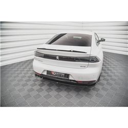 Maxton - Arriere Lame (avec une barre verticale) Peugeot 508 Diesel Mk2 Noir Brillant