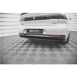 Maxton - Arriere Lame (avec une barre verticale) Peugeot 508 Diesel Mk2 Noir Brillant