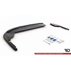 Maxton - Arriere Lame (avec une barre verticale) Peugeot 508 Diesel Mk2 Noir Brillant